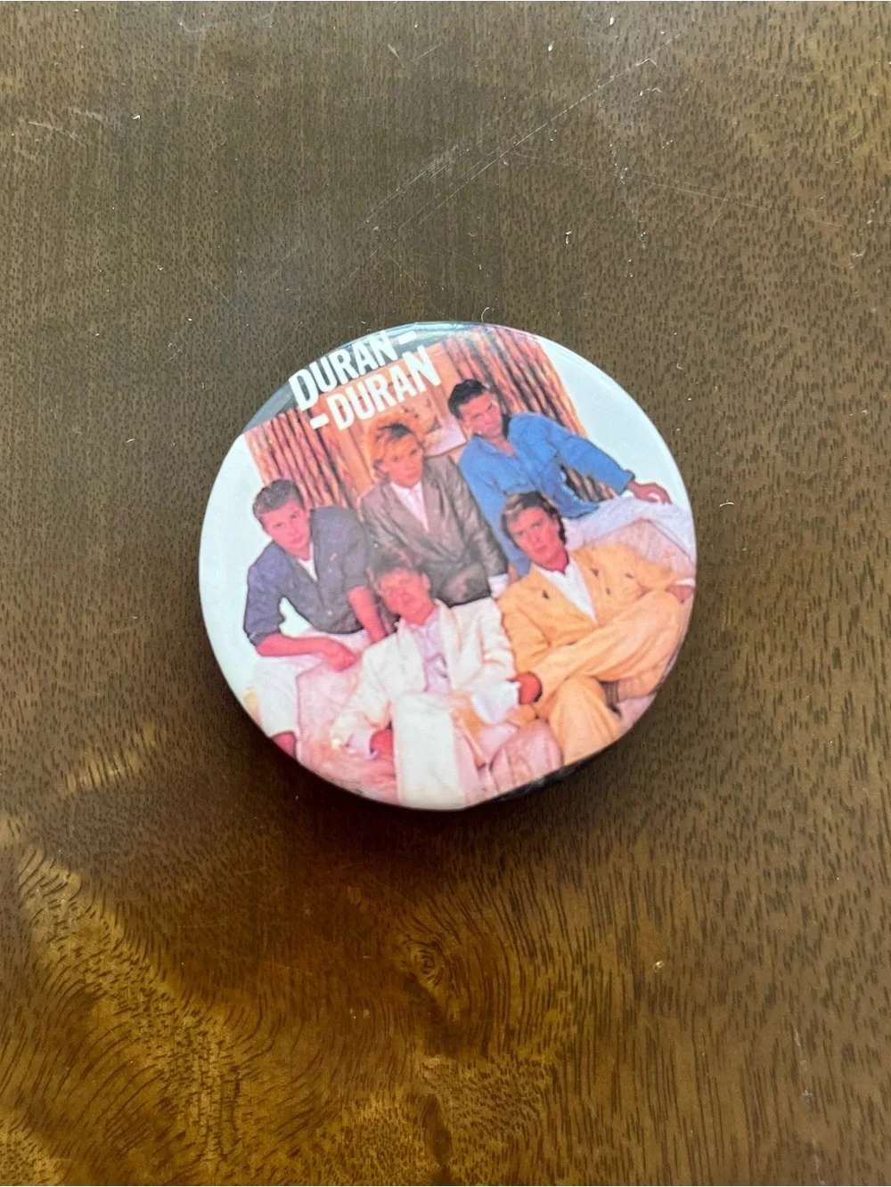 Set Of Seven Vintage Duran Duran Buttons With Pin Backs. Fabulous Condition
